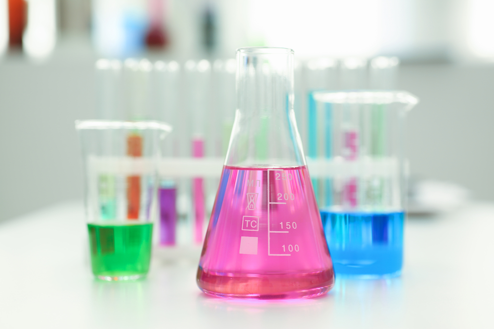 Specialty chemical blending materials including powders and liquid formulations at ITC Davenport Iowa